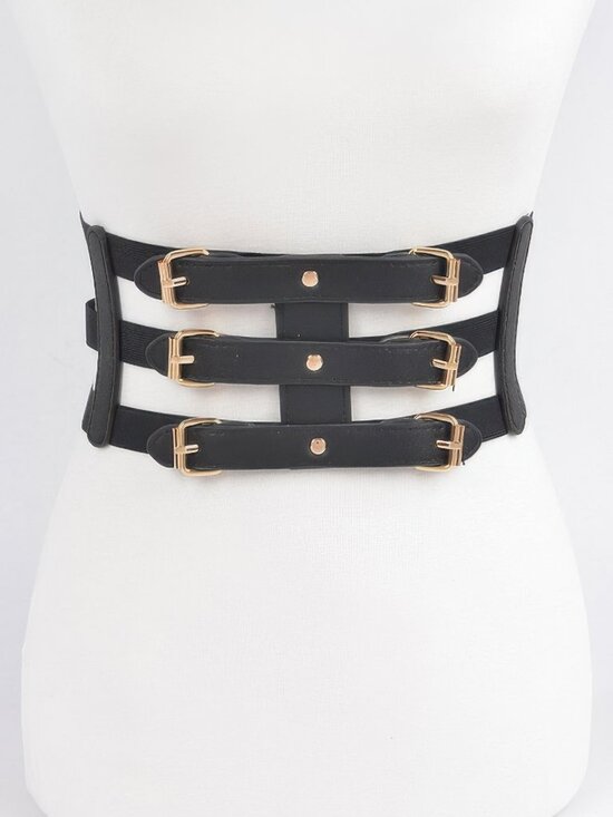 Wide Elastic Plus Size Belt main image 4
